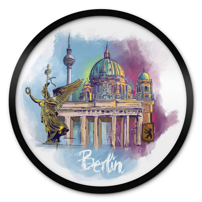 Poster Love your City - Berlin - Rund