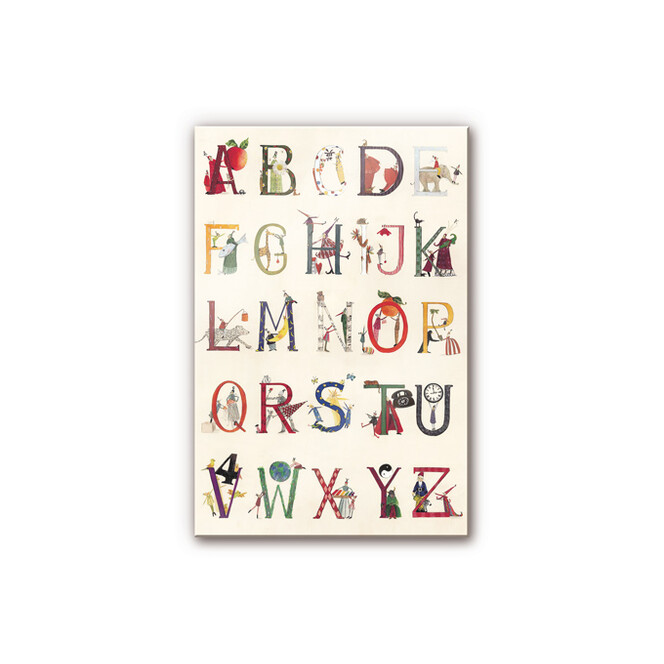 Acrylglasbild Leffler - Das Alphabet