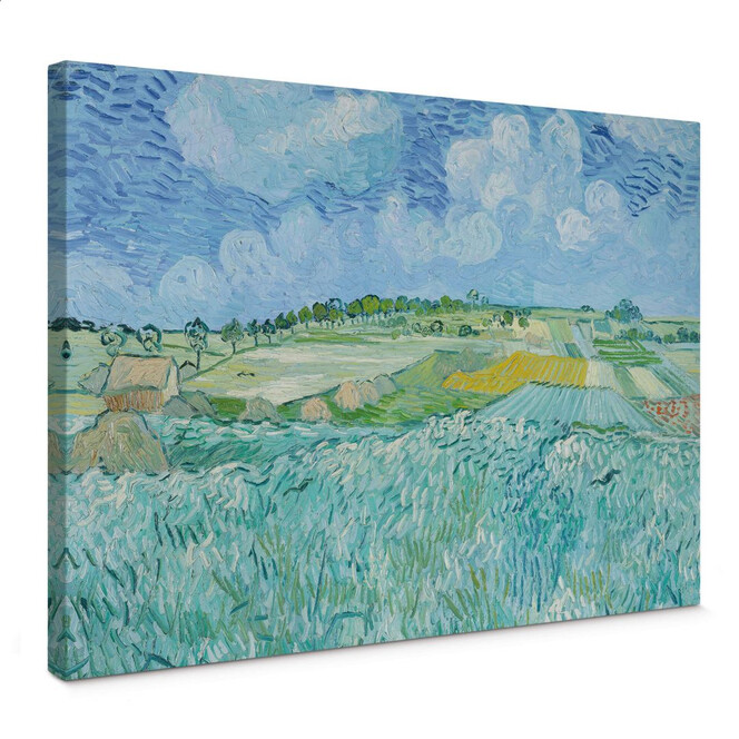 Leinwandbild van Gogh - Die Ebene bei Auvers