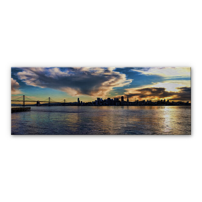 Alu-Dibond Bild San Francisco Skyline - Panorama