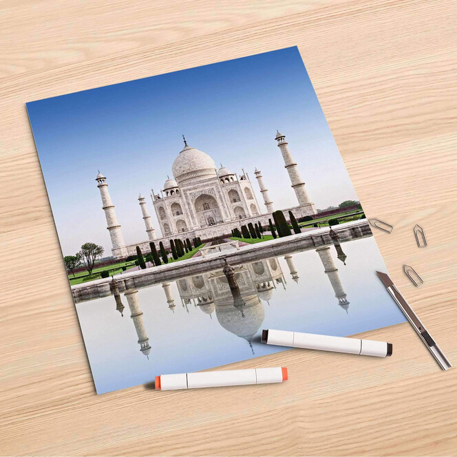Folienbogen (30x30cm) - Taj Mahal- Bild 1