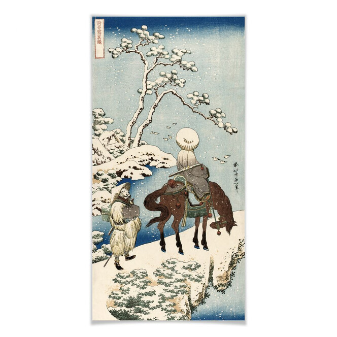Poster Hokusai - Der chinesische Dichter Su Dongpo