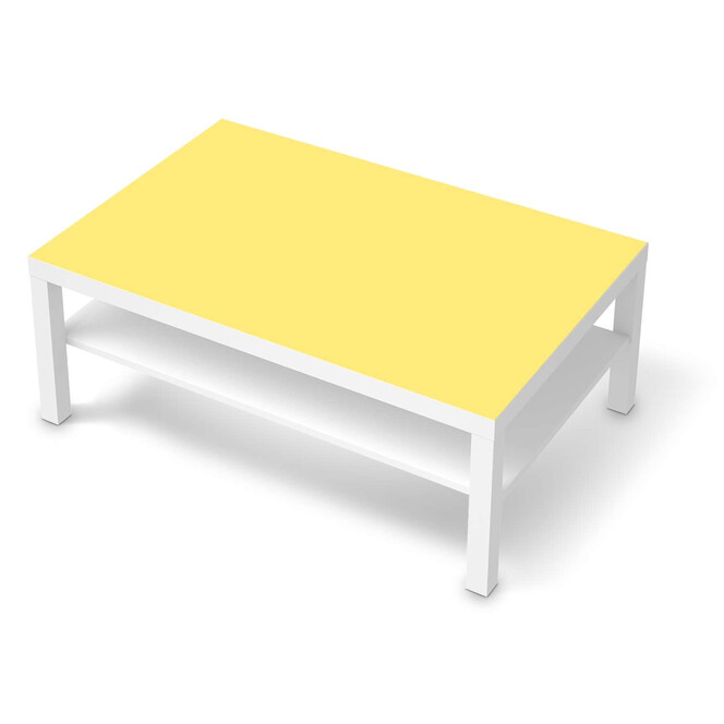 Klebefolie IKEA Lack Tisch 118x78cm - Gelb Light- Bild 1