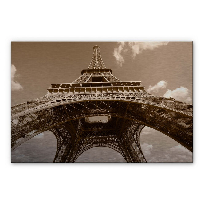 Alu-Dibond Bild Eiffelturm Perspektive