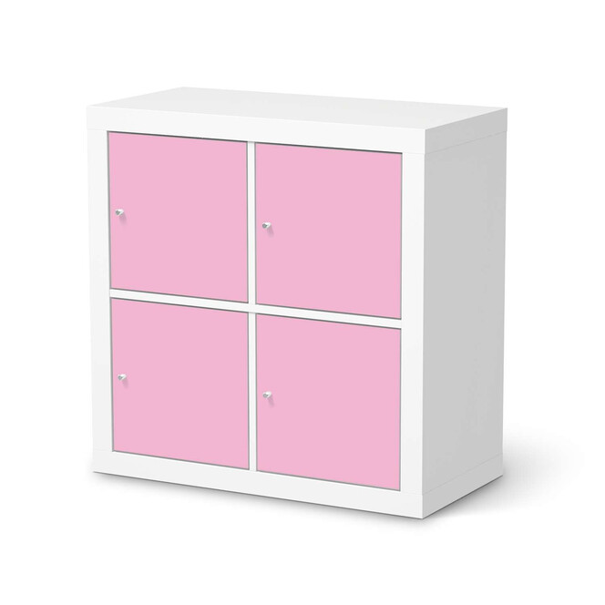 Möbelfolie IKEA Expedit Regal 4 Türen - Pink Light- Bild 1