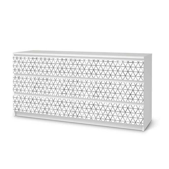 Möbelfolie IKEA Malm Kommode 6 Schubladen (breit) - Mediana- Bild 1