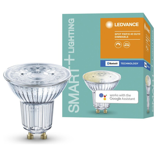 SMART& Bluetooth LED Leuchtmittel GU10 5W 350lm warmweiss