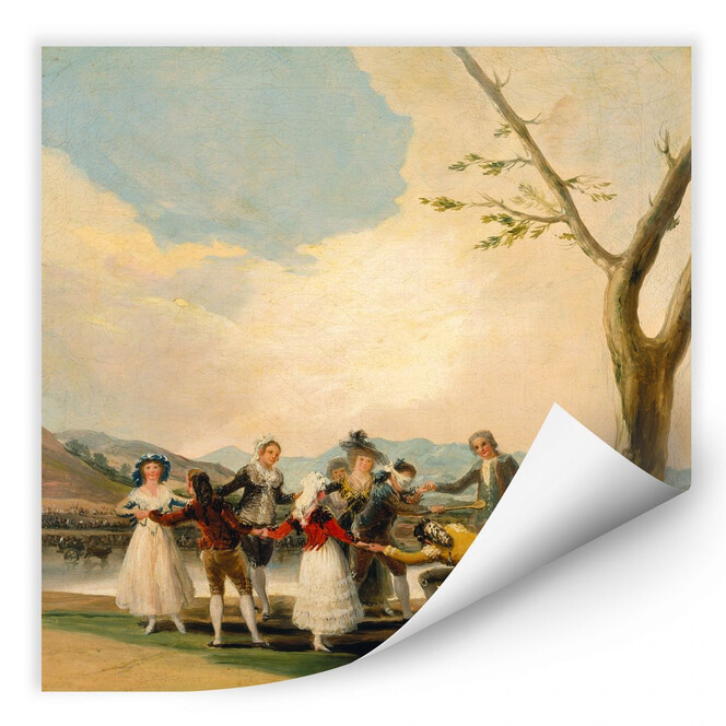 Wallprint de Goya - Das Blindekuhspiel
