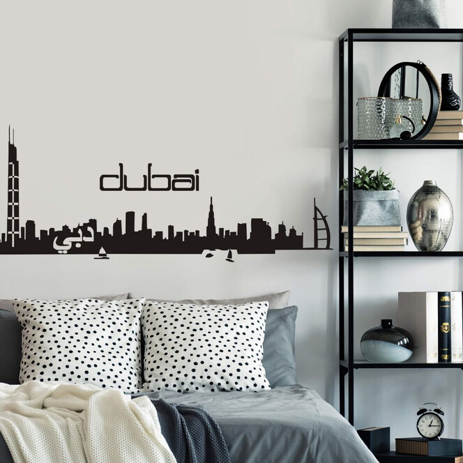 Wandtattoo Dubai Skyline