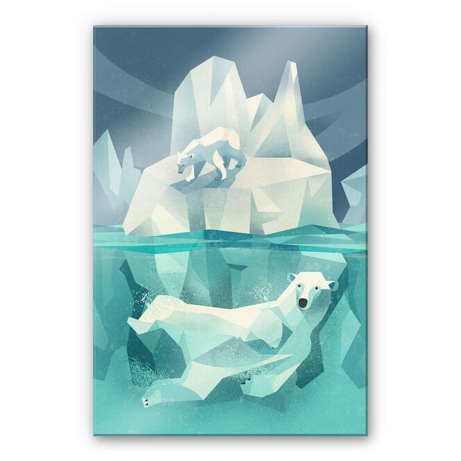 Acrylglasbild Braun - Polar Bear