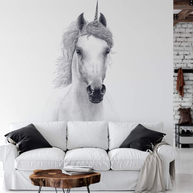 Fototapete Korenkova - White unicorn