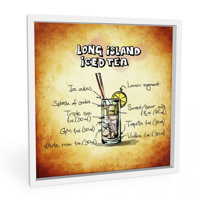 Wandbild Long Island Iced Tea - Rezept