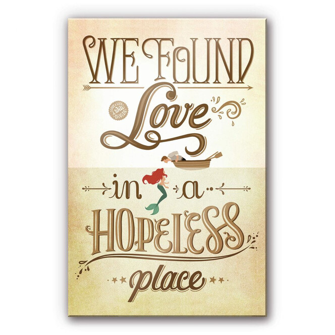 Acrylglasbild Tohmé - We found Love