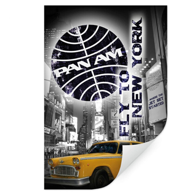 Wallprint PAN AM - New York Yellow Taxi Cab