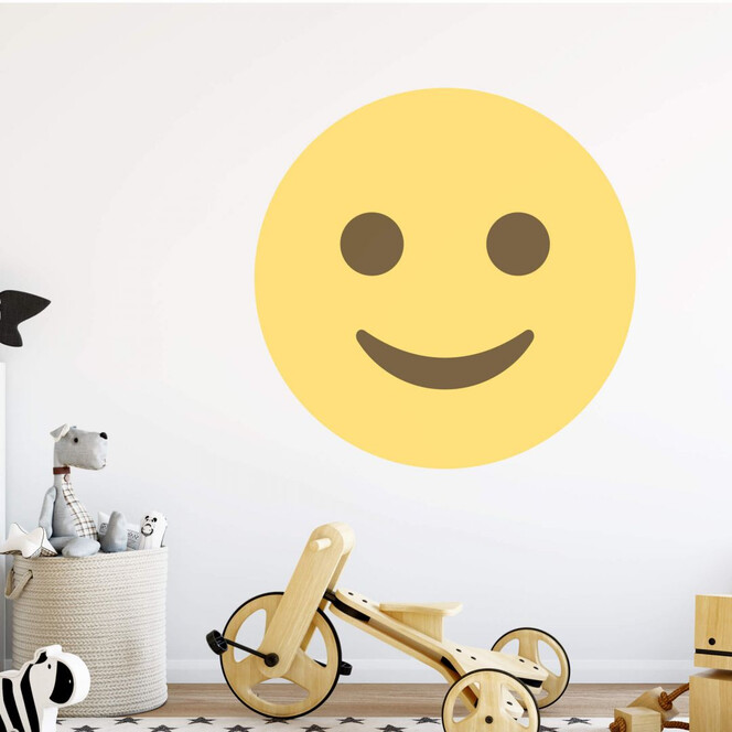Wandtattoo Emoji Smiling Face