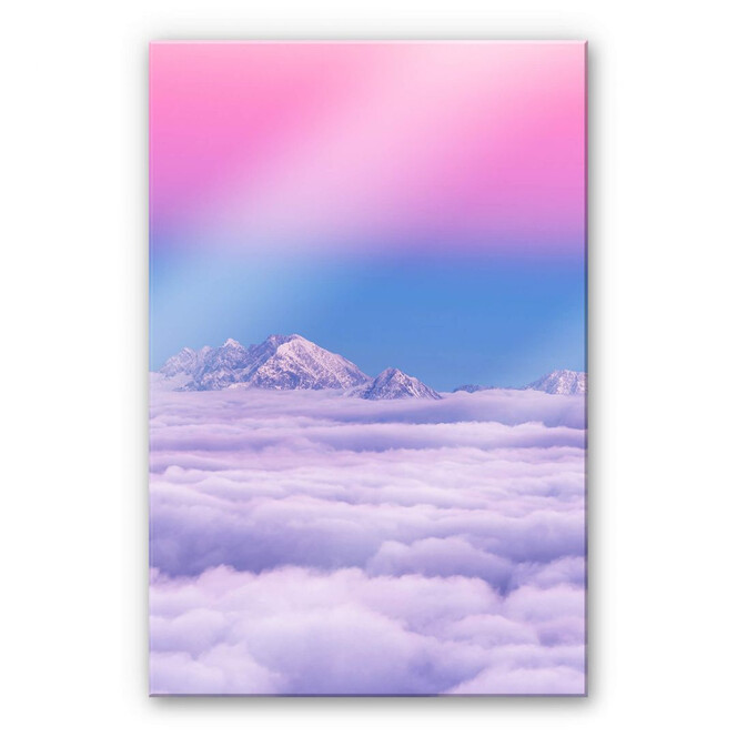 Acrylglasbild Krivec - Pink in the sky