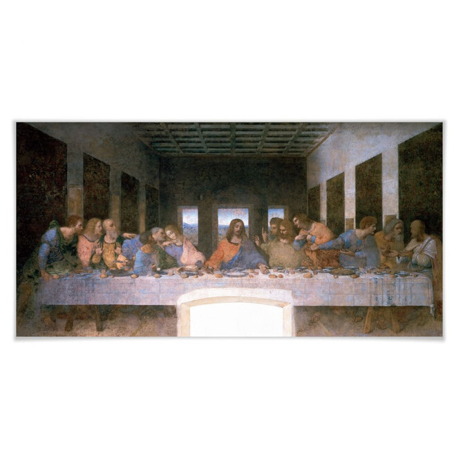 Poster Da Vinci - Das letzte Abendmahl - Panorama