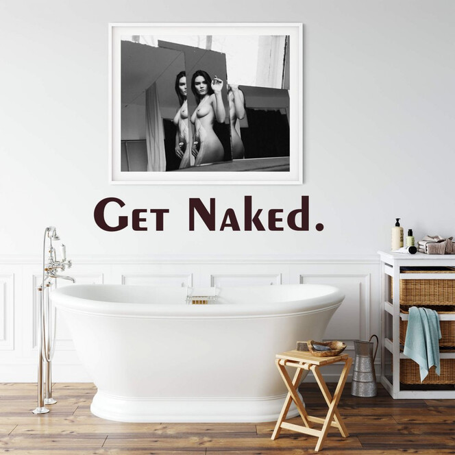 Wandtattoo Get naked 2