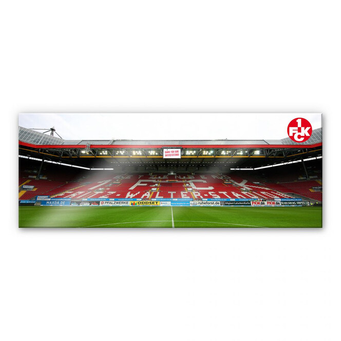 Acrylglasbild 1. FC Kaiserslautern Stadion Tribüne - Panorama