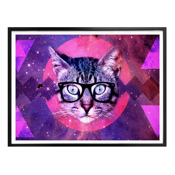 Poster Nerdy Cat