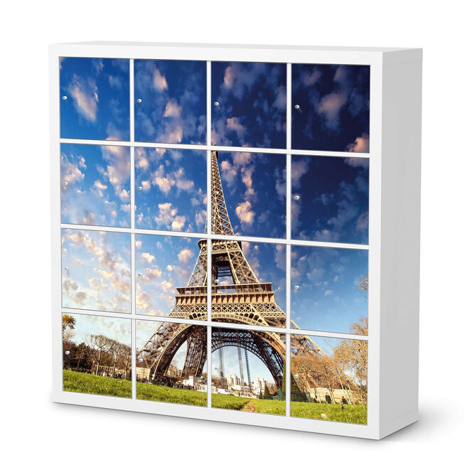 Möbelfolie IKEA Expedit Regal 16 Türen - La Tour Eiffel- Bild 1