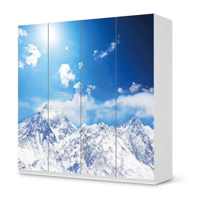 Klebefolie IKEA Pax Schrank 201cm Höhe - 4 Türen - Everest- Bild 1