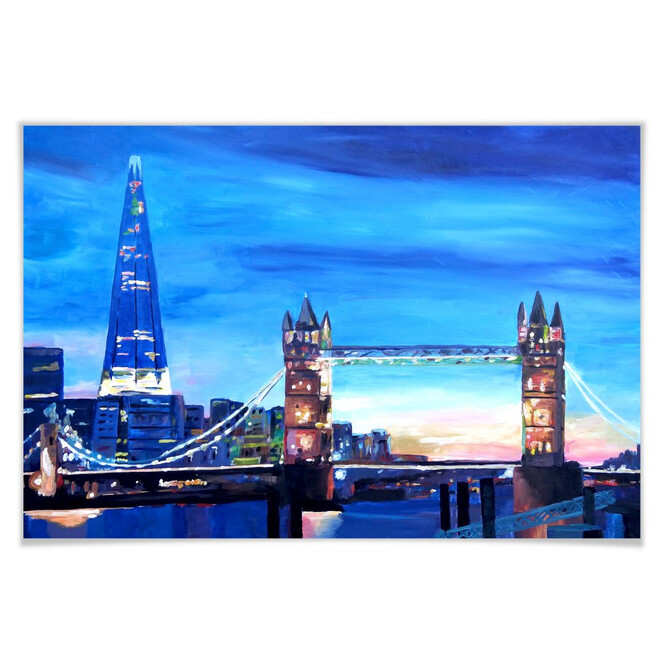Poster Bleichner - London Tower Bridge und The Shard