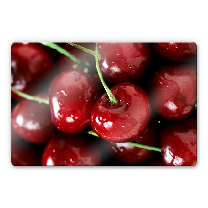 Glasbild Cherry