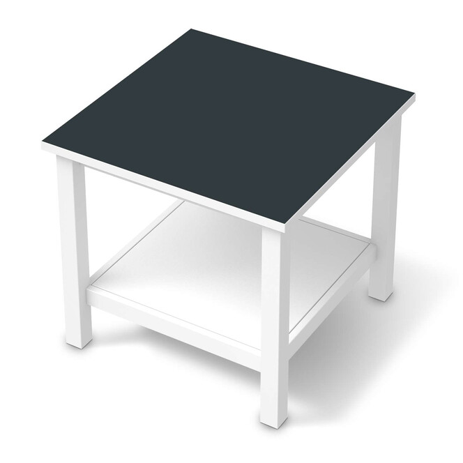 Möbel Klebefolie IKEA Hemnes Tisch 55x55cm - Blaugrau Dark- Bild 1