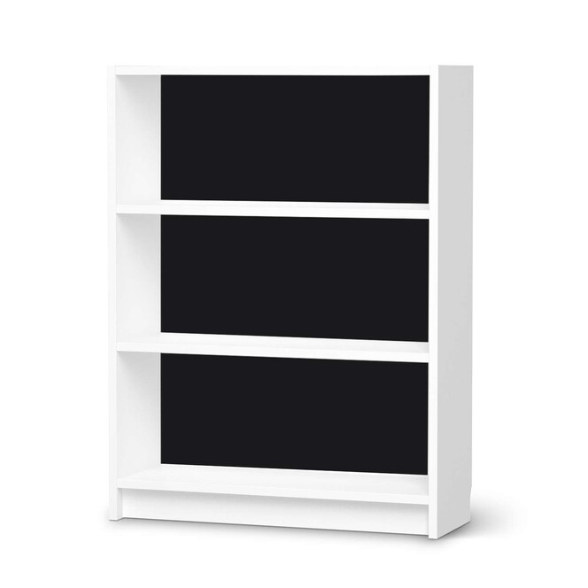 Möbelfolie IKEA Billy Regal 3 Fächer - Schwarz- Bild 1