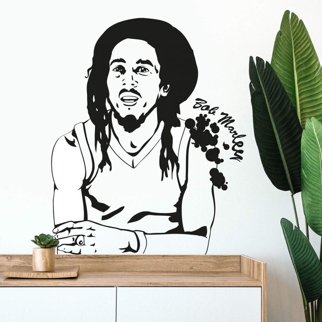 Wandtattoo Bob Marley 2