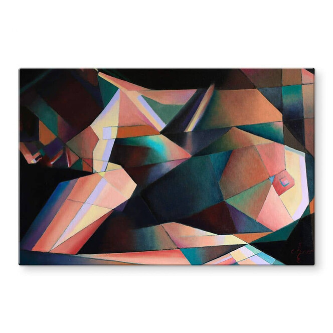 Glasbild Akkers - Hommage an Tamara de Lempicka