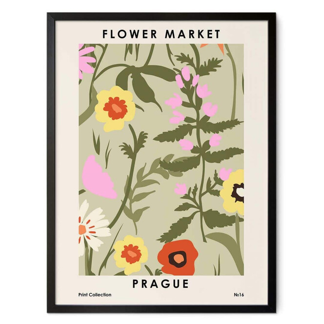 Poster Anastasiya - Flower Market Prague