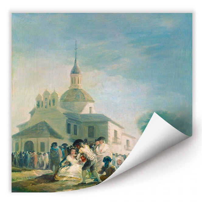 Wallprint de Goya - Die Einsiedelei des hl. Isidor