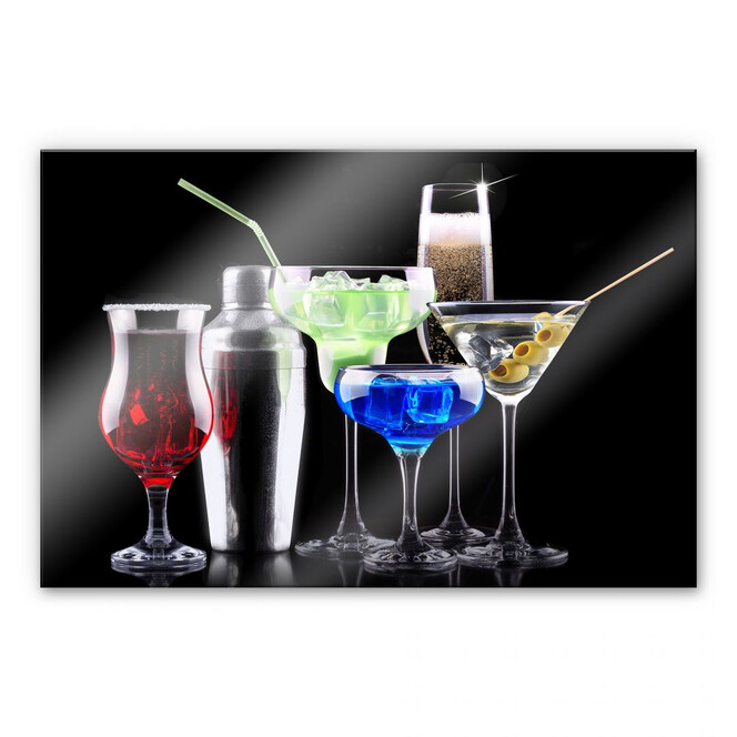 Acrylglasbild Girly Cocktails
