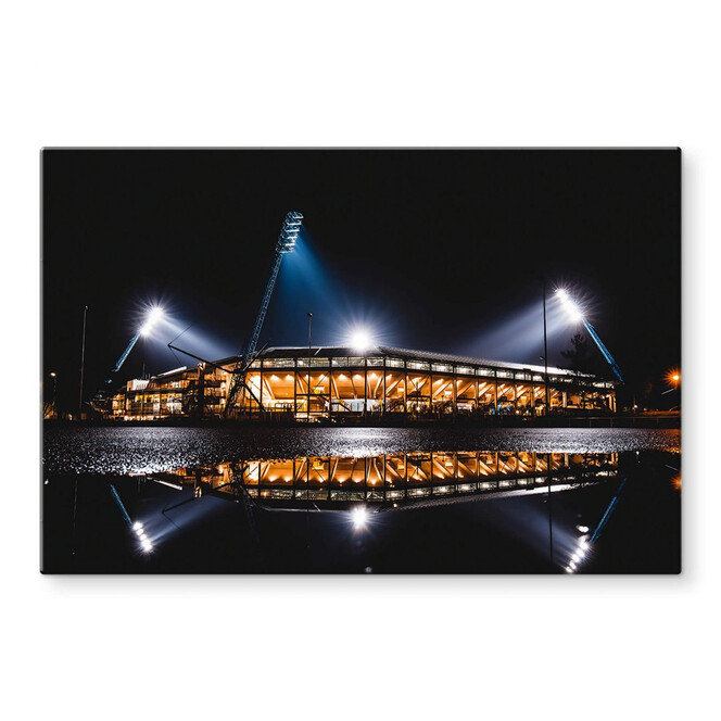 Glasbild FC Hansa Rostock Stadion bei Nacht - 60x40cm - Bild 1