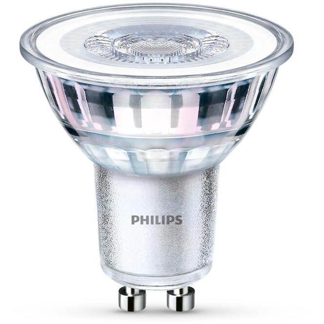 Philips LED Lampe ersetzt 35W, GU10 Reflektor PAR16. warmweiss, 255 Lumen, nicht dimmbar, 1er Pack Energieklasse A&