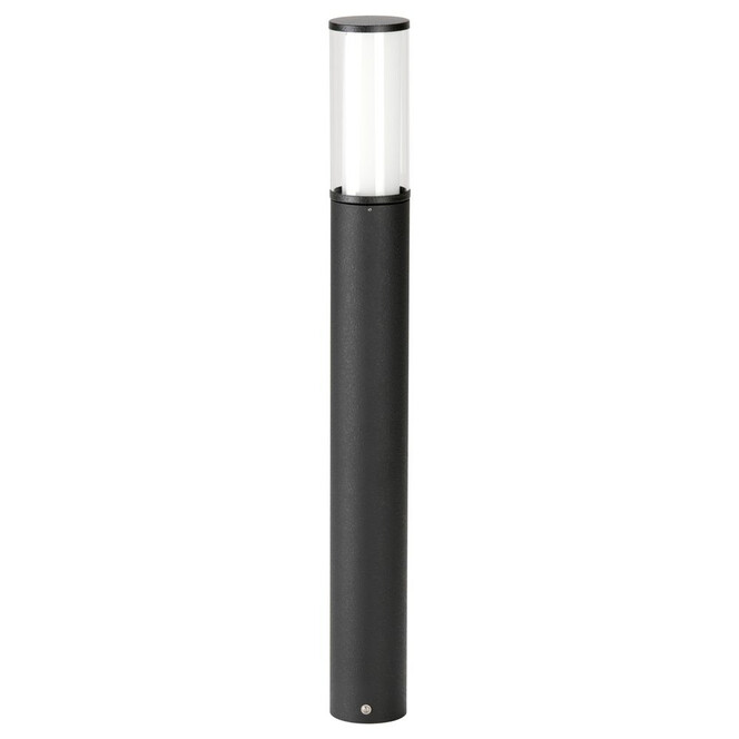 Pollerleuchte ohne Bewegungsmelder, schwarz Aluguss, Acry- und Opalglas, E27. IP44. 900x100mm