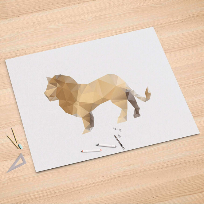 Folienbogen (150x100cm) - Origami Lion- Bild 1
