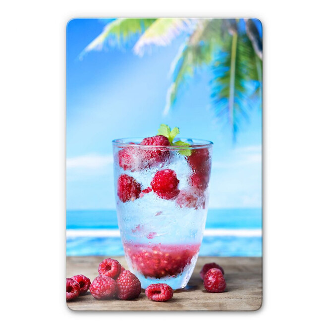 Glasbild Tropical Raspberry