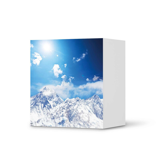 Klebefolie IKEA Besta Regal 1 Türe - Everest- Bild 1