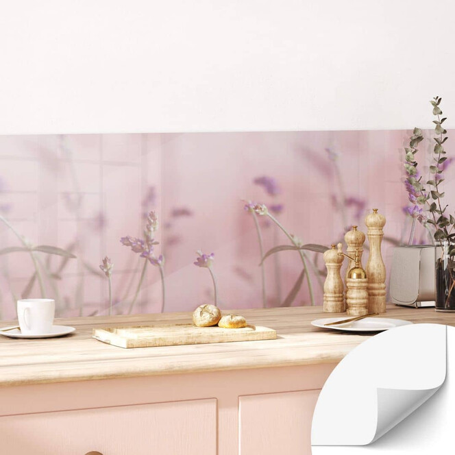 Selbstklebende Küchenrückwand Zarter Lavendel