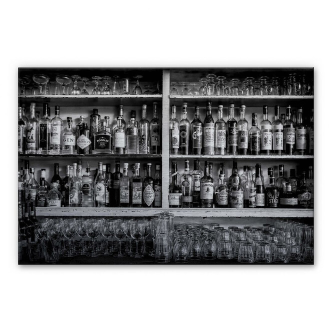 Alu-Dibond Bild Klein - The Classic Bar