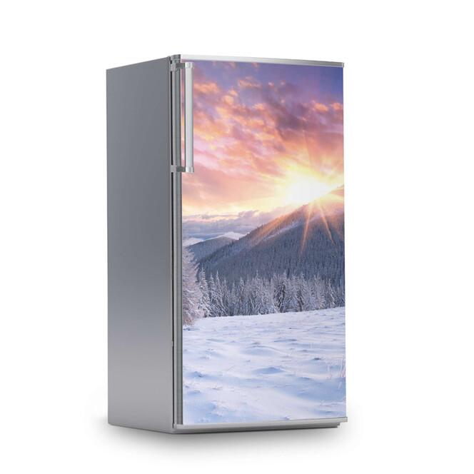 Kühlschrankfolie 60x120cm - Zauberhafte Winterlandschaft- Bild 1