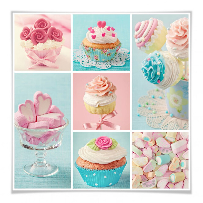 Poster Cupcake-Collage