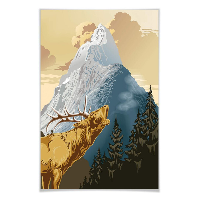 Giant Art® XXL-Poster King of the Mountain - 115x175cm - Bild 1