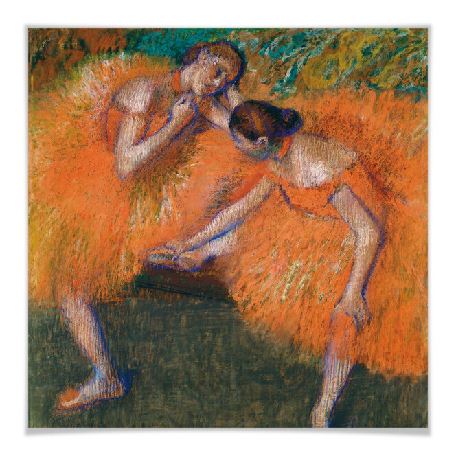 Poster Degas - Zwei Tänzerinnen