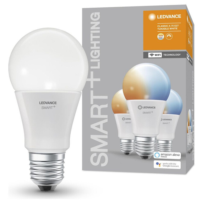 SMART& LED Leuchtmittel E27 9.5W 1055lm 2700 bis 6500K 3er Set