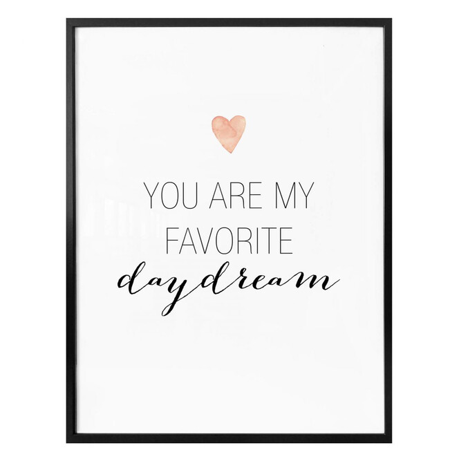 Poster Confetti & Cream - You are my favorite daydream