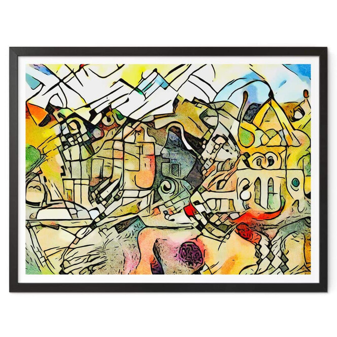 Poster Zamart - Kandinsky trifft Amsterdam